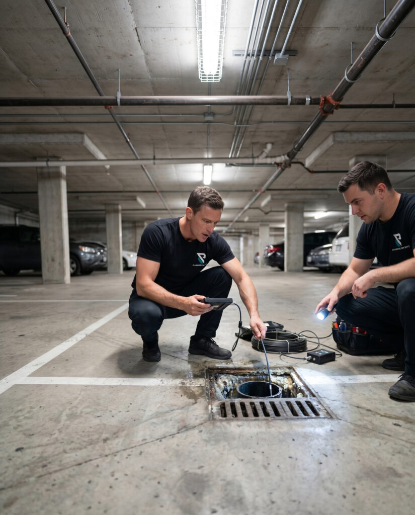 UNDERGROUND PARKING PLUMBING